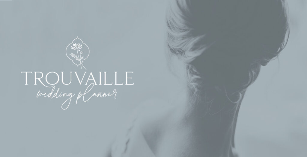 Main logo design for Trouvaille Wedding Planner